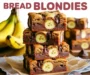 Homemade Vegan Banana Bread Blondies (Easy Recipe)