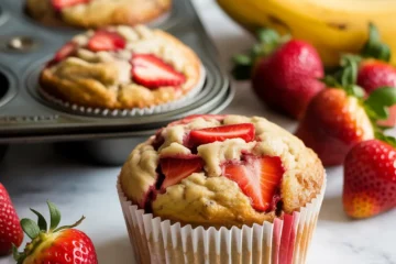 Strawberry Banana Bread Muffins You’ll Want Every Morning