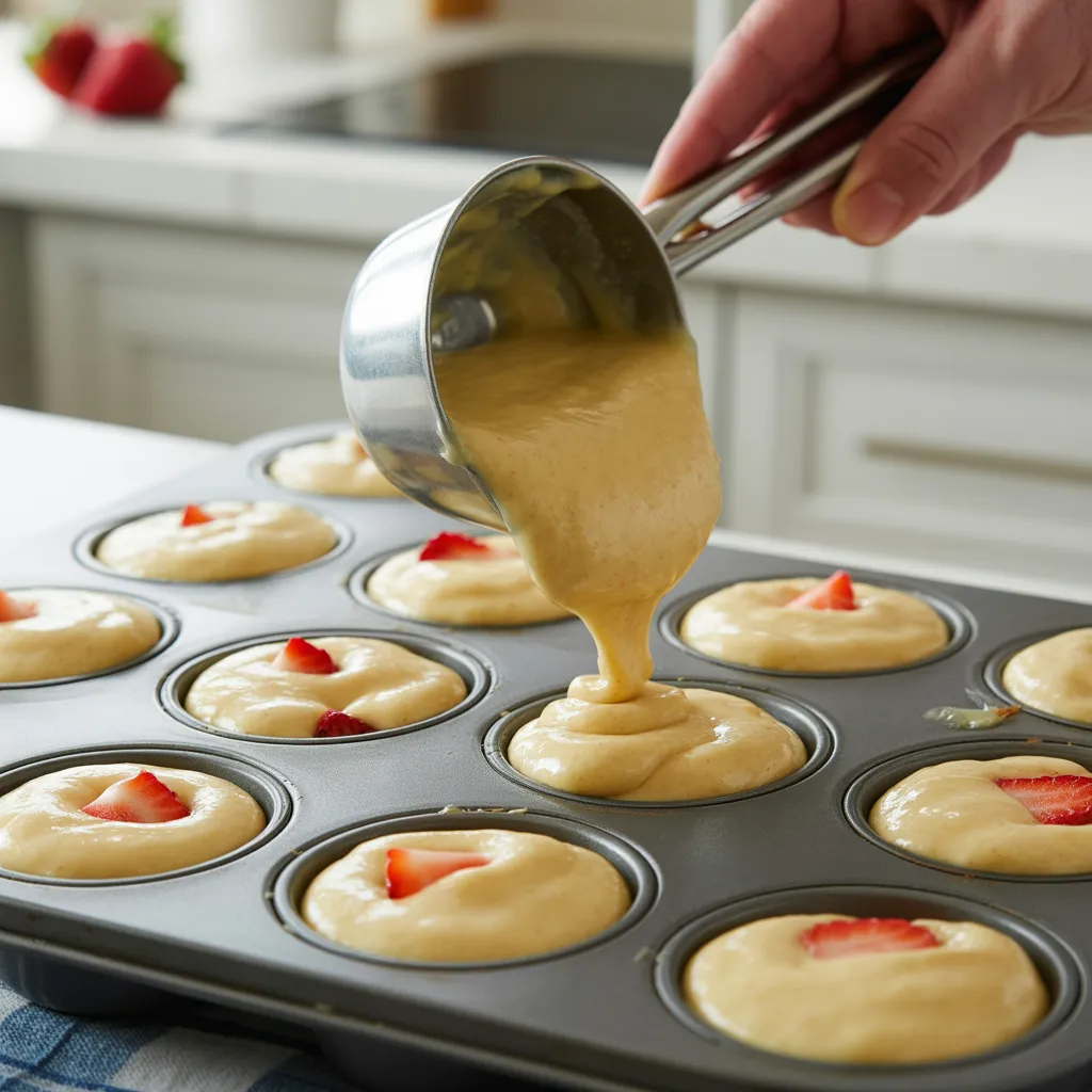 The Best Strawberry Banana Bread Muffins Recipe Ever