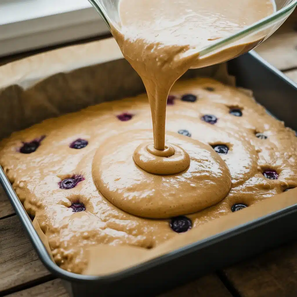 Vegan Blueberry Blondies Easy Plant Based Dessert (2)