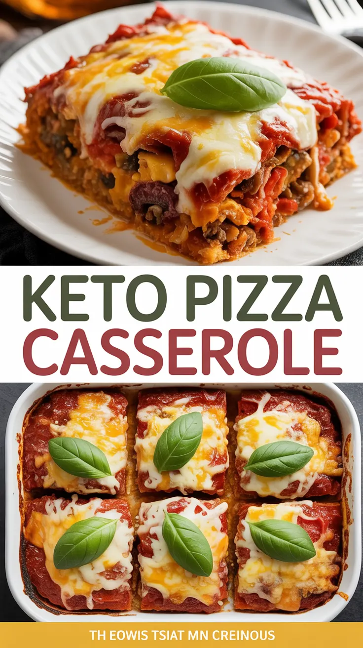 Keto Pizza Casserole