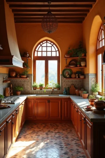 Natural earthy kitchen